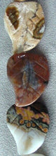 Load image into Gallery viewer, Pretty 3 Ocean Jasper Carved Autumn Leaf Beads 003364 - PremiumBead Alternate Image 2