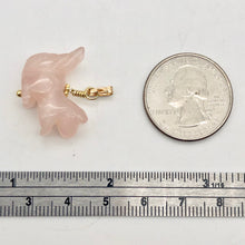Load image into Gallery viewer, Charm! Rose Quartz Squirrel 14kgf Pendant - PremiumBead Alternate Image 5
