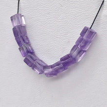 Load image into Gallery viewer, AAA Gorgeous Natural Amethyst Cube Tube Beads | 4x4mm | 12 Beads | 2917 - PremiumBead Alternate Image 5