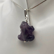 Load image into Gallery viewer, Ribbit Amethyst Frog Solid Sterling Silver Pendant 509266AMS - PremiumBead Alternate Image 7