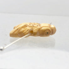 Load image into Gallery viewer, Carved Koi Gold Fish Waterbuffalo Bone Beads| 24x12x7mm| Beige | Fish | 2 Beads| - PremiumBead Alternate Image 6