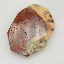 Load image into Gallery viewer, Crazy Lace Agate Carved Pendant Bead | 39x29x9mm | Red White |