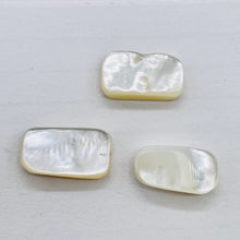 Load image into Gallery viewer, Natural Mother of Pearl Shell Rectangle Bead Strand 102143