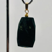 Load image into Gallery viewer, Bloodstone 14K Gold Filled Drop Pendant | 1 1/2" Long | Green/Gold | 1 Pendant |