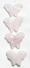 Load image into Gallery viewer, 2 Icy Pink Carved Quartz Butterfly Beads | 23x31x7-25x33x4.5mm | Pink - PremiumBead Alternate Image 3