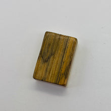 Load image into Gallery viewer, Mahjong Crak Tile Rectangle Pendant Bead | 25x17x9mm | Green White | 1 Bead |