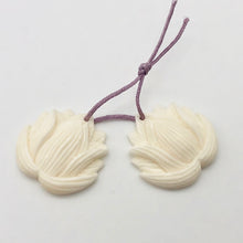 Load image into Gallery viewer, 1 Glamorous Water Buffalo Bone Lotus Flower Pendant Bead 10786 - PremiumBead Alternate Image 3
