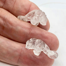 Load image into Gallery viewer, Adorable Quartz Manatee Figurine Worry-stone | 25x13x10mm | Clear - PremiumBead Alternate Image 5