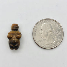 Load image into Gallery viewer, 2 Carved Tigereye Goddess of Willendorf Beads | 20x9x7mm | Golden Brown - PremiumBead Alternate Image 6
