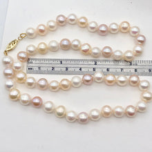 Load image into Gallery viewer, Fresh Water Pearl 14K Gold Necklace | 18" | White/Lavender | 1 Necklace |