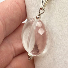 Load image into Gallery viewer, Artisan Created Faceted Wheel Quartz Sterling Silver Pendant 506657A - PremiumBead Alternate Image 3