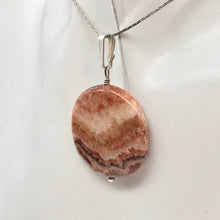 Load image into Gallery viewer, Red Zebra Jasper Disc and Sterling Silver Pendant | 29x5mm (Disc) | 1.75" Long - PremiumBead Alternate Image 10