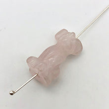 Load image into Gallery viewer, Faithful 2 Rose Quartz Hand Carved Dog Beads | 20x12x10mm | Pink - PremiumBead Alternate Image 5