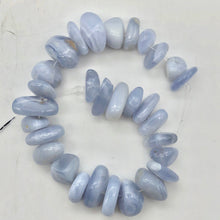 Load image into Gallery viewer, Natural! Blue Chalcedony Nugget Bead 8" Strand - PremiumBead Alternate Image 6