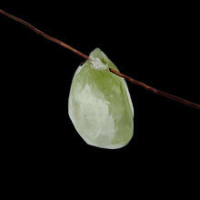 Load image into Gallery viewer, Sapphire1.9ct Flat Faceted Briolette Pendant Bead | 9x6x4mm | Pale Green | 1 |
