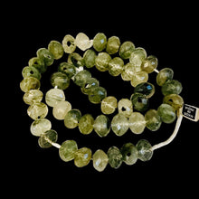 Load image into Gallery viewer, Rutilated Quartz 83 grams Faceted Graduated Roundels | 12x8mm | Green/Clear |