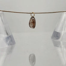 Load image into Gallery viewer, 0.79cts Champagne Diamond 18K Briolette Pendant 10359E - PremiumBead Alternate Image 7