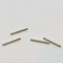 Load image into Gallery viewer, Designer 4 Sterling Silver 13mm Twist Tube Beads 7839 - PremiumBead Alternate Image 2