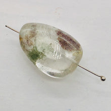 Load image into Gallery viewer, Lodalite Quartz Oval Pendant Bead | 27x24x14 mm | Clear Included | 1 Bead |
