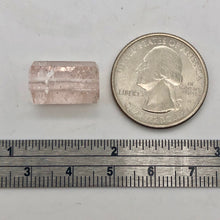 Load image into Gallery viewer, 16.1cts Morganite Pink Beryl Hexagon Cylinder Bead | 16x9mm | 1 Bead | 3863G - PremiumBead Alternate Image 6