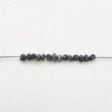 Load image into Gallery viewer, Natural Black Druzy Diamond Beads | 13 Beads | approx. 1" | 2.25x1.5mm | 10594A - PremiumBead Alternate Image 3