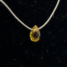 Load image into Gallery viewer, 1 Natural Untreated Yellow Sapphire Faceted Briolette Bead - PremiumBead Alternate Image 6