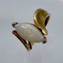 Load image into Gallery viewer, Opal Marquise Cut 10K Gold Ring | 5.5 | Red Green Fire | 1 Ring |
