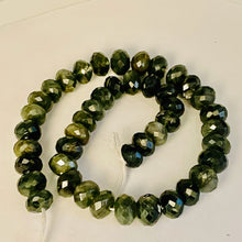 Load image into Gallery viewer, Rutilated Quartz 83 grams Faceted Graduated Roundels | 12x8mm | Green/Clear |