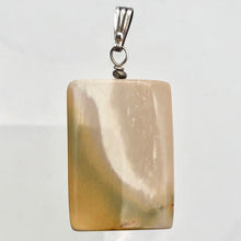 Load image into Gallery viewer, Creamy yellow beige Mookaite & Silver Pendant! | 35x25x5mm | - PremiumBead Alternate Image 4