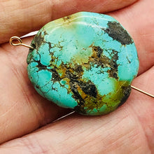 Load image into Gallery viewer, Natural Turquoise Nugget Focus Master 31cts Bead | 25x22x7mm | Blue Brown | 1|
