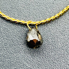 Load image into Gallery viewer, .71cts Natural Black Conflict Free Diamond 18K Pendant Bead | 5x4.25mm |
