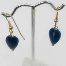 Load image into Gallery viewer, Lapis Lazuli and14K Gold Filled Earrings | 1 5/8" (Long) | Blue | 1 Pair |