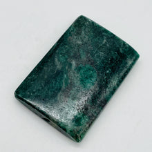 Load image into Gallery viewer, Rare Sparkling Ruby Fuschite 35x25mm Rectangle Pendant Bead Strand 108054