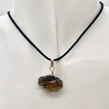 Load image into Gallery viewer, Golden Bunny! Tigereye Rabbit 14Kgf Pendant 509255TEG