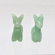 Load image into Gallery viewer, Graceful 2 Carved Aventurine Giraffe Beads | 20.5x16.5x9mm | Green - PremiumBead Alternate Image 7
