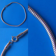Load image into Gallery viewer, Italian! 9" Sterling Silver 2.2mm Snake Chain Anklet 10051 - PremiumBead Primary Image 1