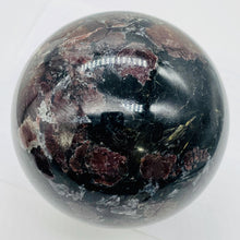 Load image into Gallery viewer, Garnet Scry Sphere Round | 3" | Red/Black | 1 Sphere |