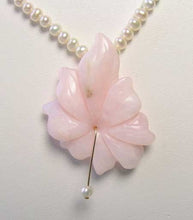 Load image into Gallery viewer, Love Pink Peruvian Opal Flower 16 inch Necklace 510369A - PremiumBead Alternate Image 3
