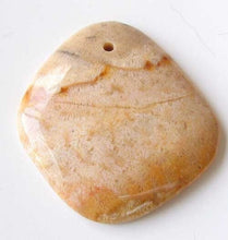 Load image into Gallery viewer, Rare Desert Fossilized Coral 45mm Pendant Bead 9192Z - PremiumBead Primary Image 1