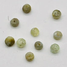 Load image into Gallery viewer, Alexandrite Cats Eye Faceted Rondell Parcel | 3 mm | Green | 10 Beads |