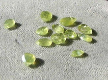 Load image into Gallery viewer, 2 Rare Spring Green 5x3x1.5-6x4x2mm Chrysoberyl Briolette Beads 5527 - PremiumBead Alternate Image 2