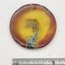 Load image into Gallery viewer, Orange Limbcast Pendant Bead for Jewelry Making with Dragon Image - PremiumBead Alternate Image 6