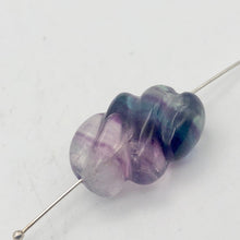 Load image into Gallery viewer, Magical! 3 Carved Fluorite Oval Beads - PremiumBead Alternate Image 4