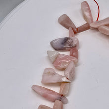 Load image into Gallery viewer, Pink Peruvian Opal 88g Varied Bead Strand | 15" | Pink | 37 Beads |