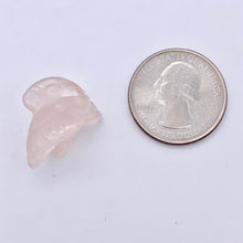 Load image into Gallery viewer, 2 Soaring Carved Rose Quartz Eagle Beads | 22x14x12mm | Pink - PremiumBead Alternate Image 5