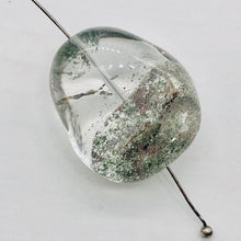 Load image into Gallery viewer, Lodalite Quartz Oval Pendant Figurine Bead | Clear Included|1 Bead| 30x26x16 mm|