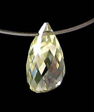 Load image into Gallery viewer, Natural .29cts Canary Lemon Diamond 4.75x3mm Briolette Bead 6113 - PremiumBead Alternate Image 3