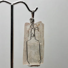 Load image into Gallery viewer, Kunzite Wire-Wrap Lightly Pink Crystal Pendant | 1 7/8" Long |