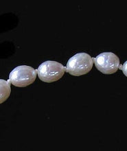 Load image into Gallery viewer, Faceted White Pearl &amp; Silver 7&quot; Bracelet 9916B - PremiumBead Alternate Image 3
