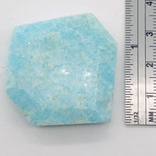 Load image into Gallery viewer, 117cts Druzy Natural Hemimorphite Pendant Bead | Blue | 34x32x10mm | 1 Bead |